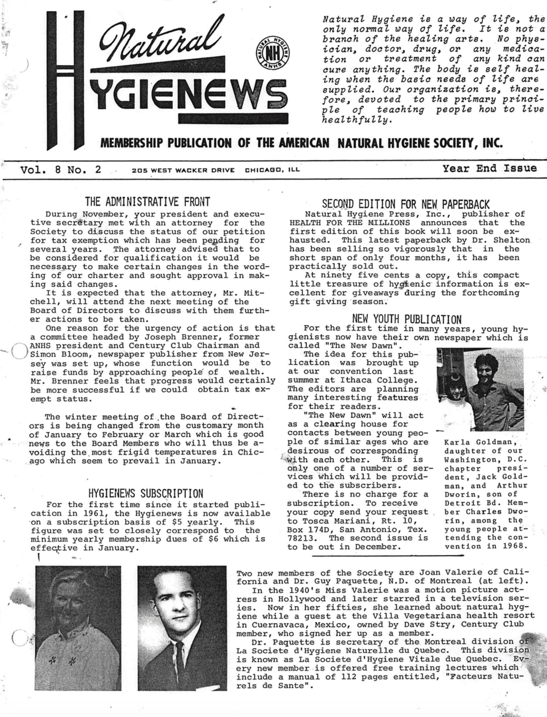 Year End Issue 1968